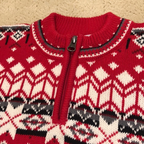 Hanna Andersson Holiday Sweater - Size 4 - Picture 2 of 6